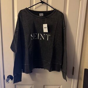 SEINT Black Women's Sweatshirt